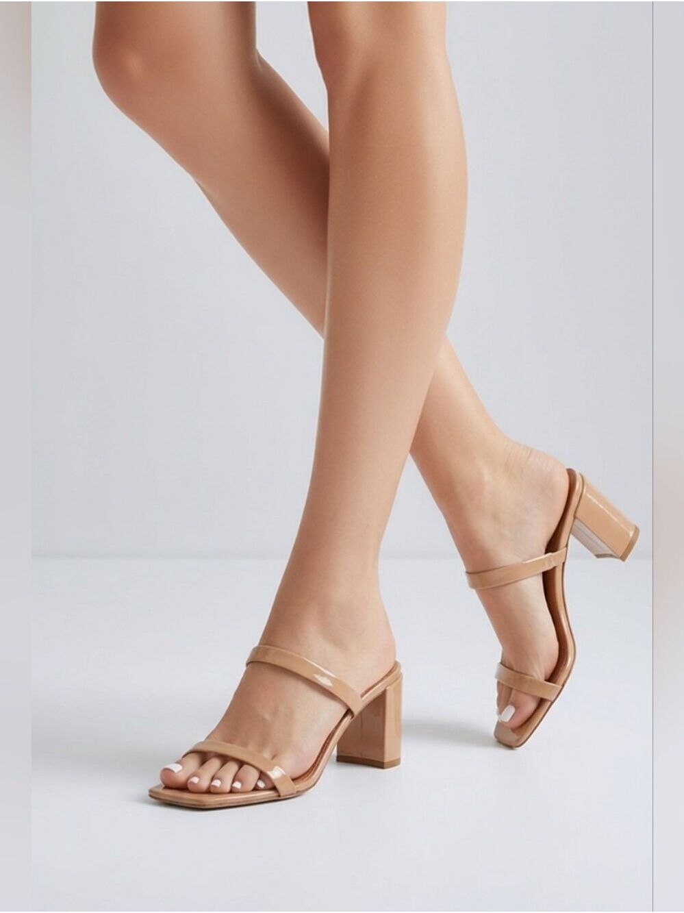 Tanya Patent Leather Heeled Sandals